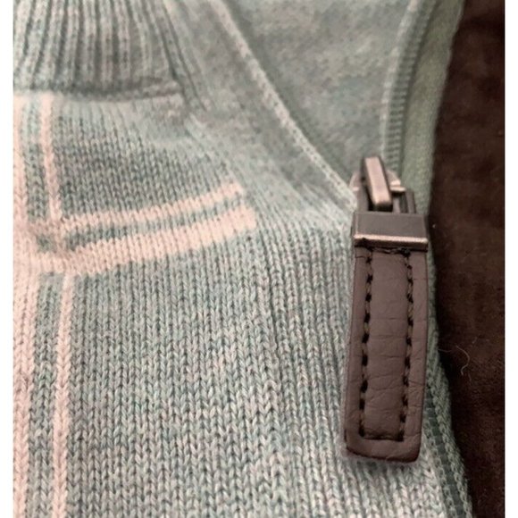Tasso Elba 98% Cotton Quarter Zip Sweater - Picture 6 of 7